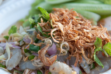 Thai style shrimp salad