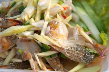 Thai style crab salad