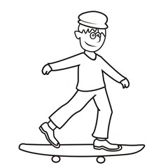 skateboarder-coloring book
