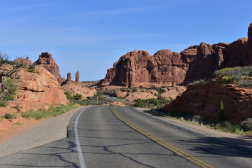 The Arches national park at Utah