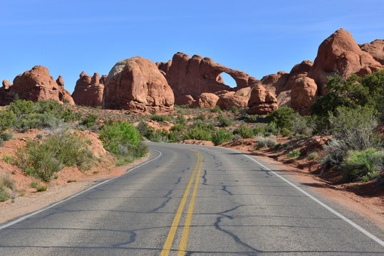 The Arches national park at Utah