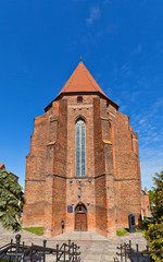 Fototapeta premium Saint John Cathedral (1384) in Kwidzyn town, Poland