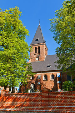 Saint Anna Church (1901) in Sztum town, Poland
