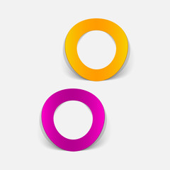 realistic design element: circle, ring