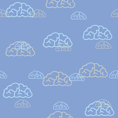 seamless background: cloud