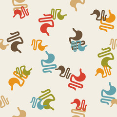 seamless background: stomach