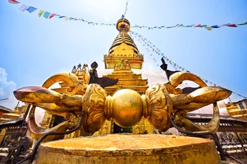  Swayambhunath temple in Kathmandu, Nepal © Oleksandr Dibrova
