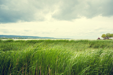 Storm over the lake Balaton