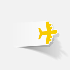 Obraz premium realistic design element: plane