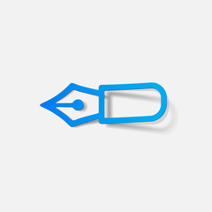 realistic design element: pen