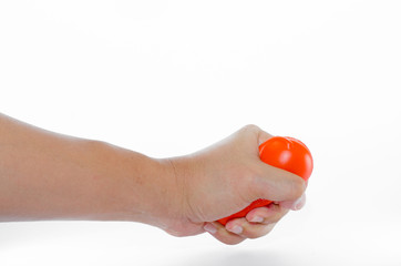 Hand squeeze ball