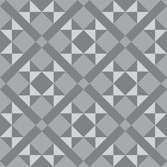 Obraz premium grey geometric seamless pattern