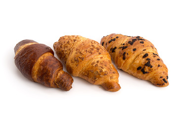 Verschiedene Croissants