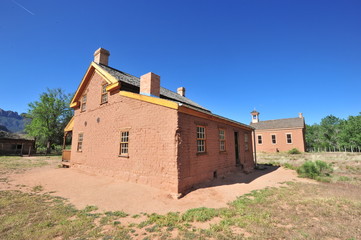 Ghost town of Grafton in Utah.