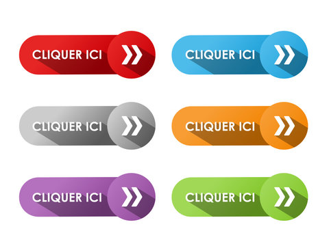 Boutons Web "CLIQUER ICI" (se connecter cliquez connexion ok go)