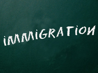 Obraz premium Immigration