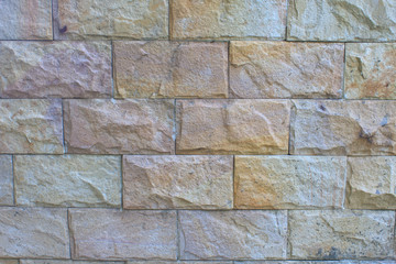 Modern stone Brick Wall Surfaced