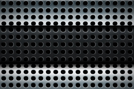 perforated steel texture multilayer