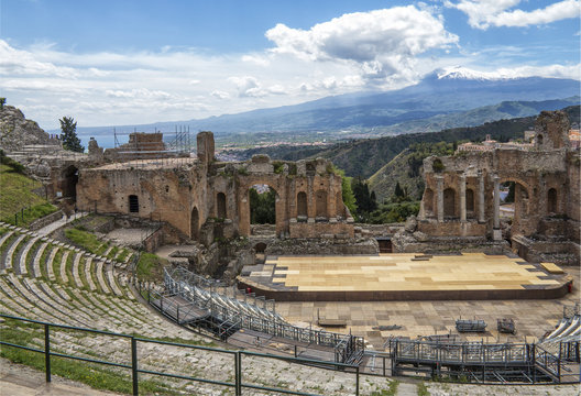 Taormina, Sicily, the Greek Theatre