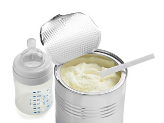 baby infant food powder milk spoon