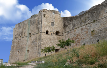 Medieval fortress on top of Vieste town