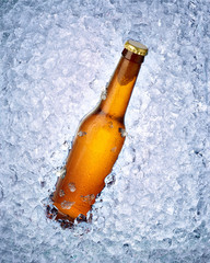 cold beer alcohol drink ice