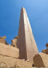 Fototapeta na wymiar Obelisk at the Karnak Temple, Egypt
