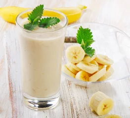 Cercles muraux Milk-shake Smoothie à la banane