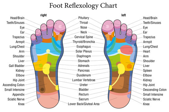 Pressure Point Pressing Foot Chart