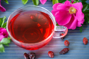 tea with rose hips