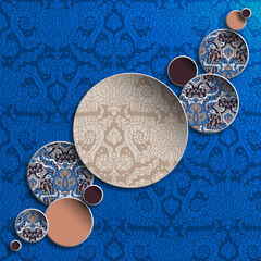 Abstract 3D vector design.