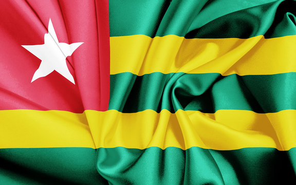 Fahne von Togo