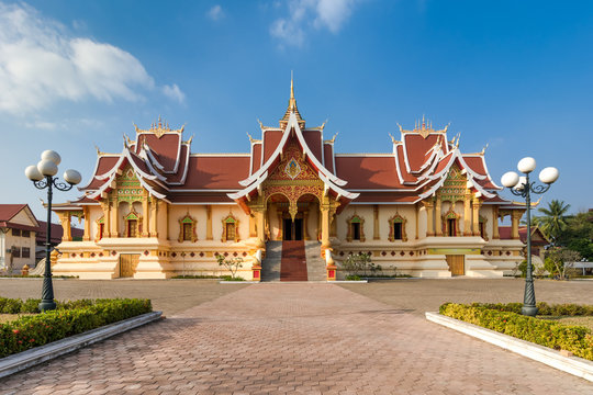 Wat That Luang Tai in Vientine, Laos