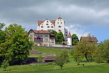 Fototapeta na wymiar Schloss Wildegg, Aargau