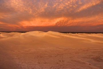 Obraz na płótnie Canvas Sanddüne Sonnenuntergang