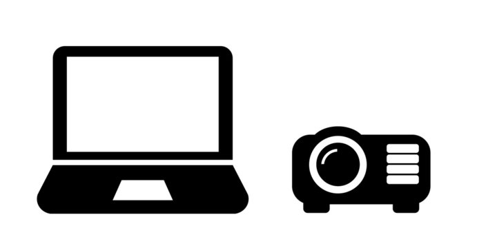 Vid&eacute;o projecteur et un ordinateur portable