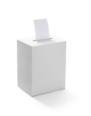 ballot box casting vote election
