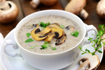 Champignonsuppe