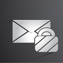 Vector mail icon background