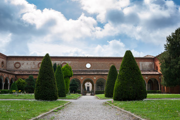 The monumental graveyard of Ferrara city