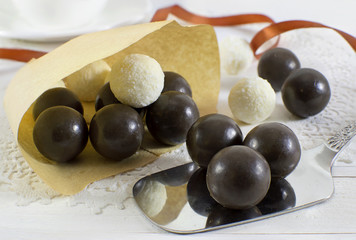 Handmade chocolate candies