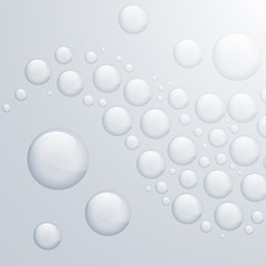 Bubbles vector background