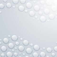 Bubbles vector background