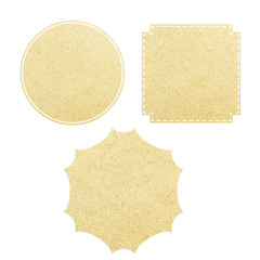 vector set vintage labels with paper