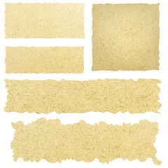 ripped pieces of paper