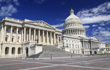 Naklejka premium US Capitol, Washingtn DC, USA