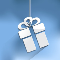 Vector gift web icon