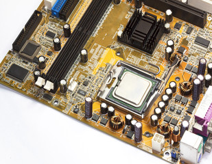 Printed computer motherboard