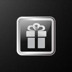 Vector gift web icon