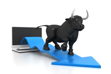 Economical stock market chart